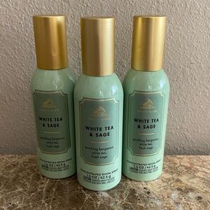 3) “WHITE TEA & SAGE” Concentrated Room Sprays, ea 1.5 oz / 42.5 g, B&BW/WB, NWT